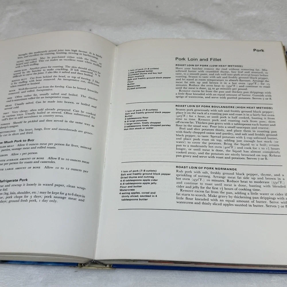 1965 The Connoisseur’s Cookbook Robert Carrier 1st American Edition Random House
